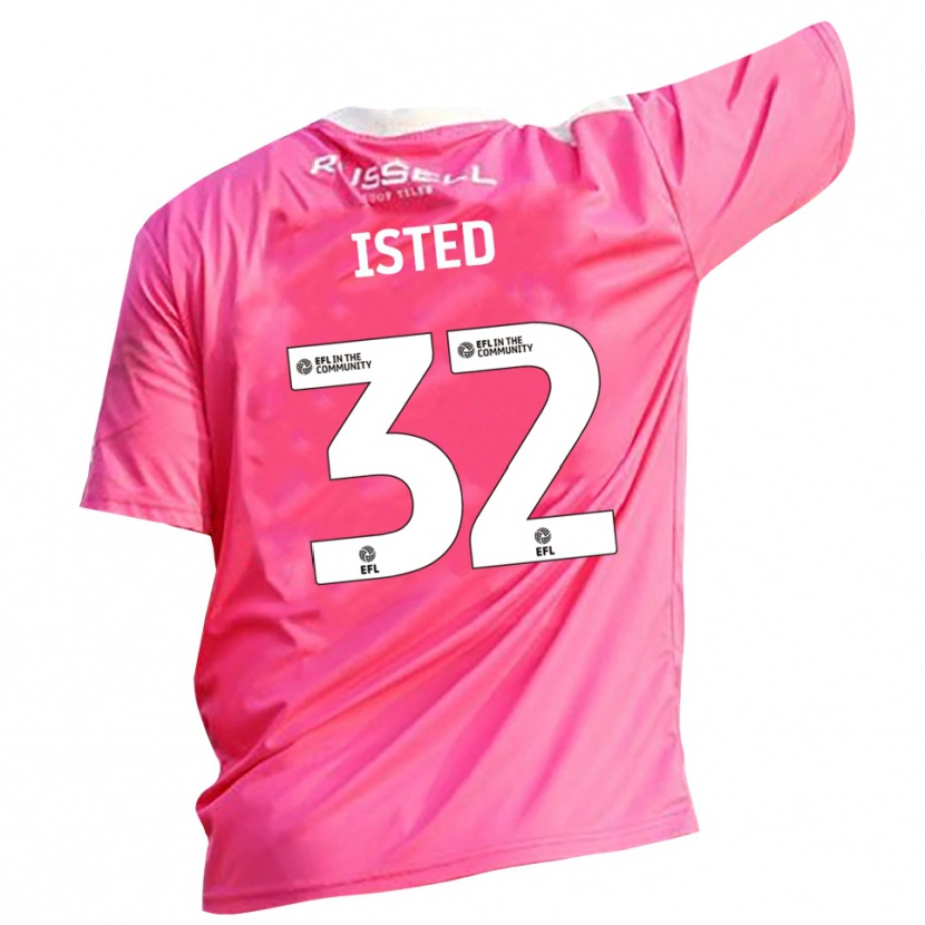 Danxen Men Harry Isted #32 Rose Pink Goalkeeper Jersey 2025/26 T-Shirt