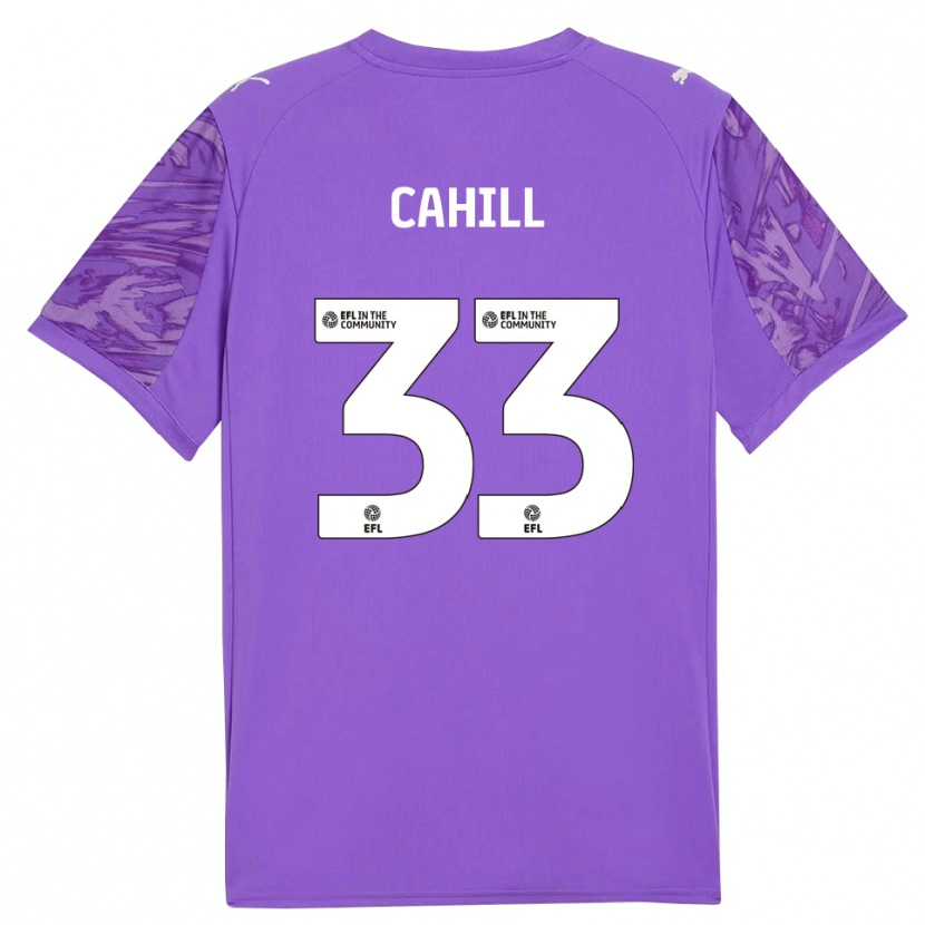 Danxen Men Killian Cahill #33 Dark Purple Goalkeeper Jersey 2025/26 T-Shirt