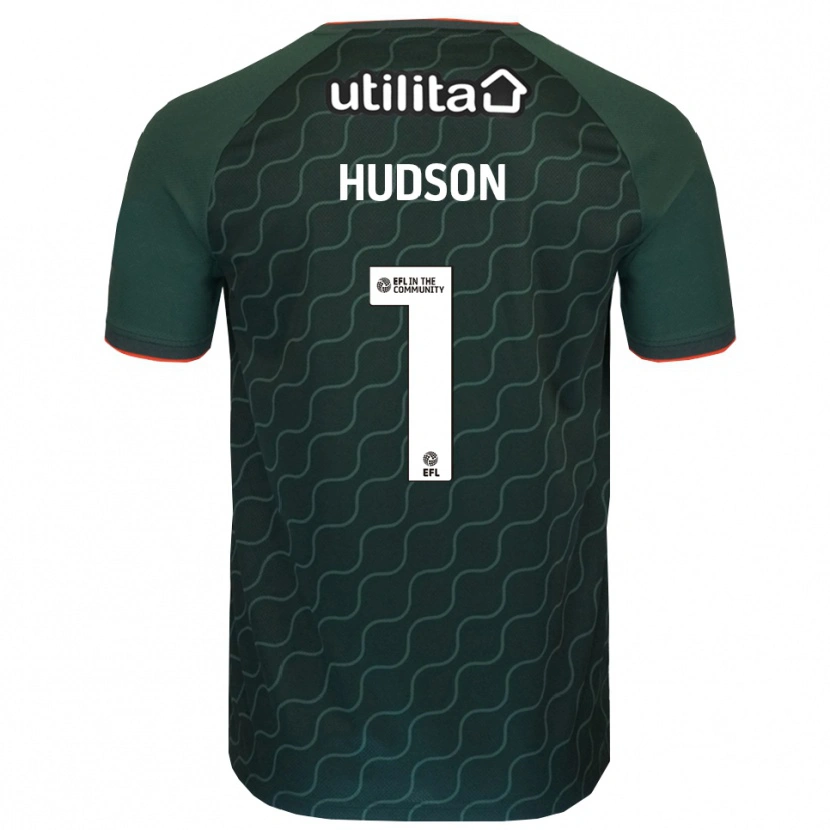 Danxen Men Sarah Hudson #1 Dark Green Goalkeeper Jersey 2025/26 T-Shirt