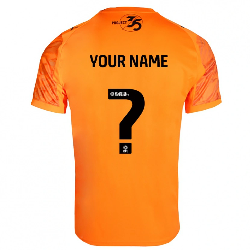 Danxen Men Plymouth Argyle Orange Black Goalkeeper Jersey 2025/26 T-Shirt