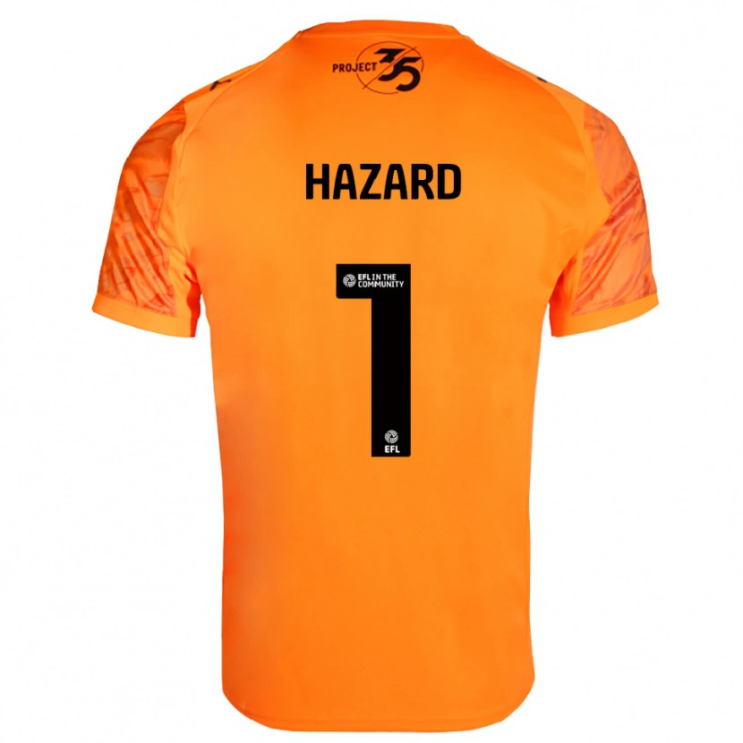 Danxen Men Conor Hazard #1 Orange Black Goalkeeper Jersey 2025/26 T-Shirt