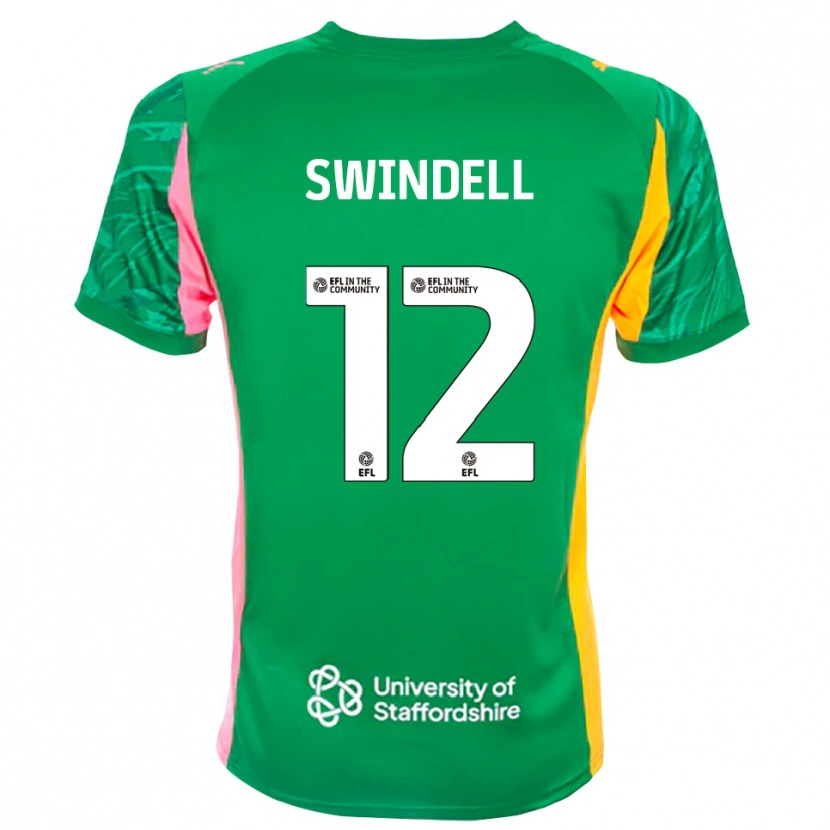 Danxen Men Chloe Swindell #12 Green Pink Orange Goalkeeper Jersey 2025/26 T-Shirt