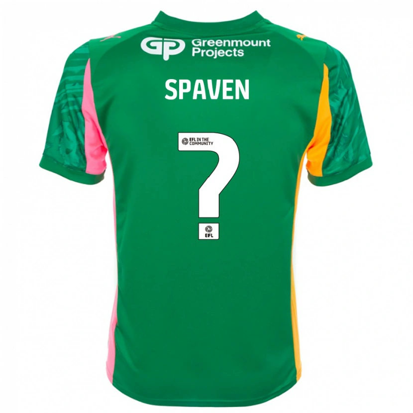 Danxen Men Jake Spaven #0 Green Pink Orange Goalkeeper Jersey 2025/26 T-Shirt