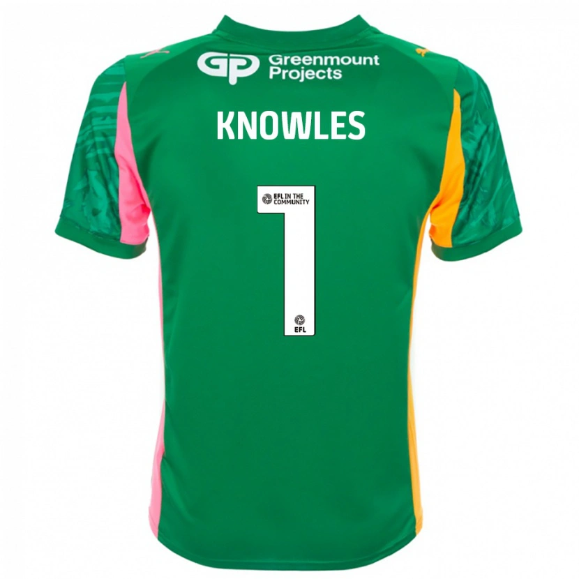 Danxen Men Amelia Knowles #1 Green Pink Orange Goalkeeper Jersey 2025/26 T-Shirt