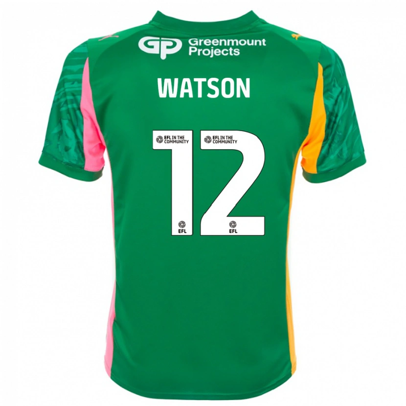 Danxen Men Tom Watson #12 Green Pink Orange Goalkeeper Jersey 2025/26 T-Shirt