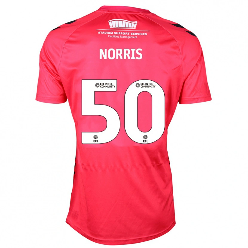 Danxen Men Will Norris #50 Red White Goalkeeper Jersey 2025/26 T-Shirt
