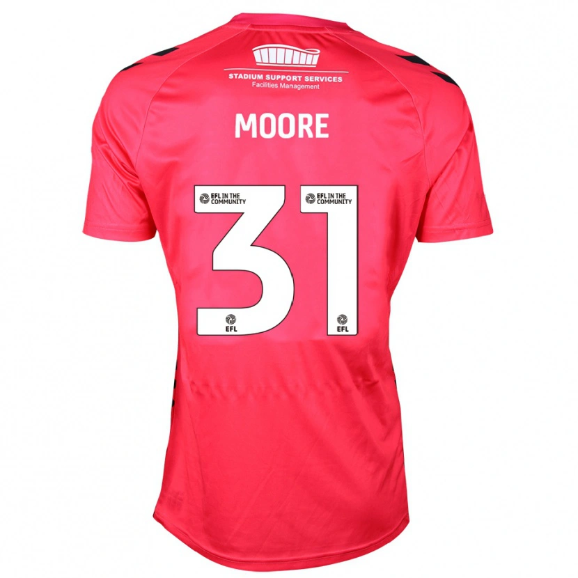 Danxen Men Stuart Moore #31 Red White Goalkeeper Jersey 2025/26 T-Shirt