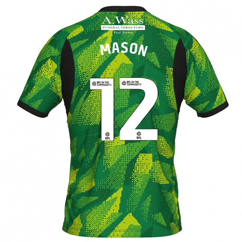 Danxen Men Owen Mason #12 Green Black Goalkeeper Jersey 2025/26 T-Shirt