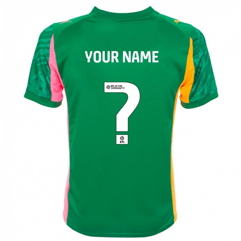 Danxen Men Stockport County Green Pink White Goalkeeper Jersey 2025/26 T-Shirt