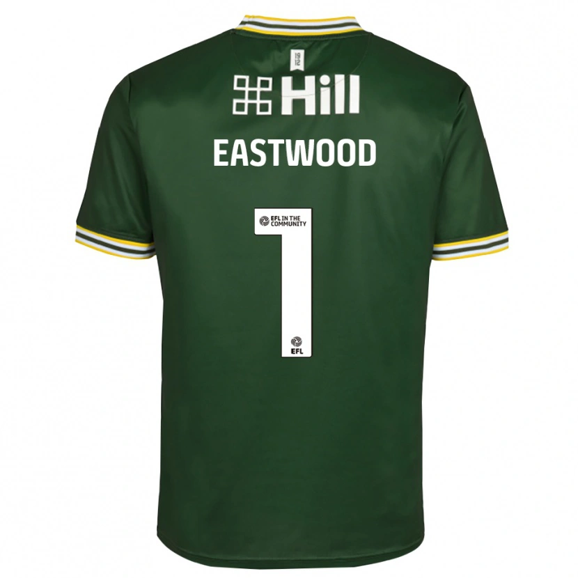Danxen Men Jake Eastwood #1 Dark Green White Goalkeeper Jersey 2025/26 T-Shirt