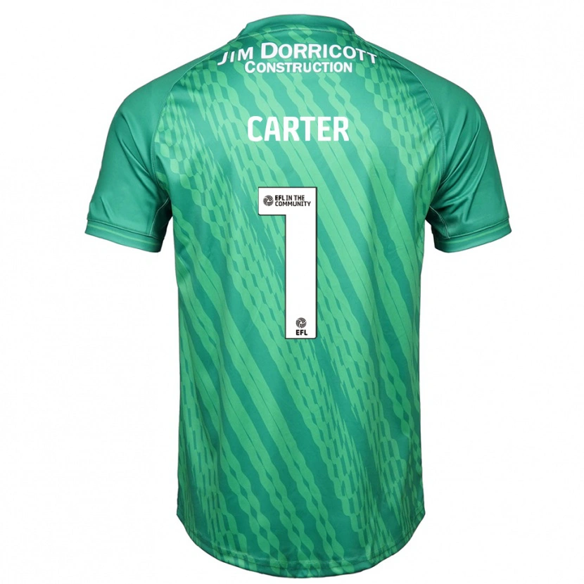 Danxen Men Phoebe Carter #1 Green Turquoise Goalkeeper Jersey 2025/26 T-Shirt