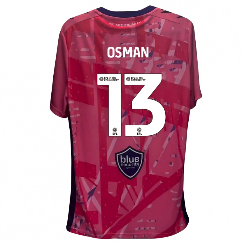 Danxen Men Cemal Osman #13 Pink White Goalkeeper Jersey 2025/26 T-Shirt
