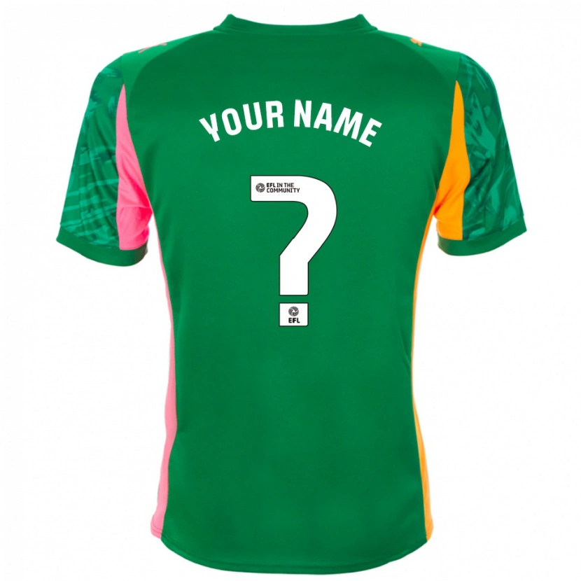 Danxen Men Chesterfield FC Green Pink Orange Goalkeeper Jersey 2025/26 T-Shirt