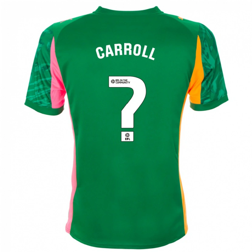 Danxen Men Rhianne Carroll #0 Green Pink Orange Goalkeeper Jersey 2025/26 T-Shirt