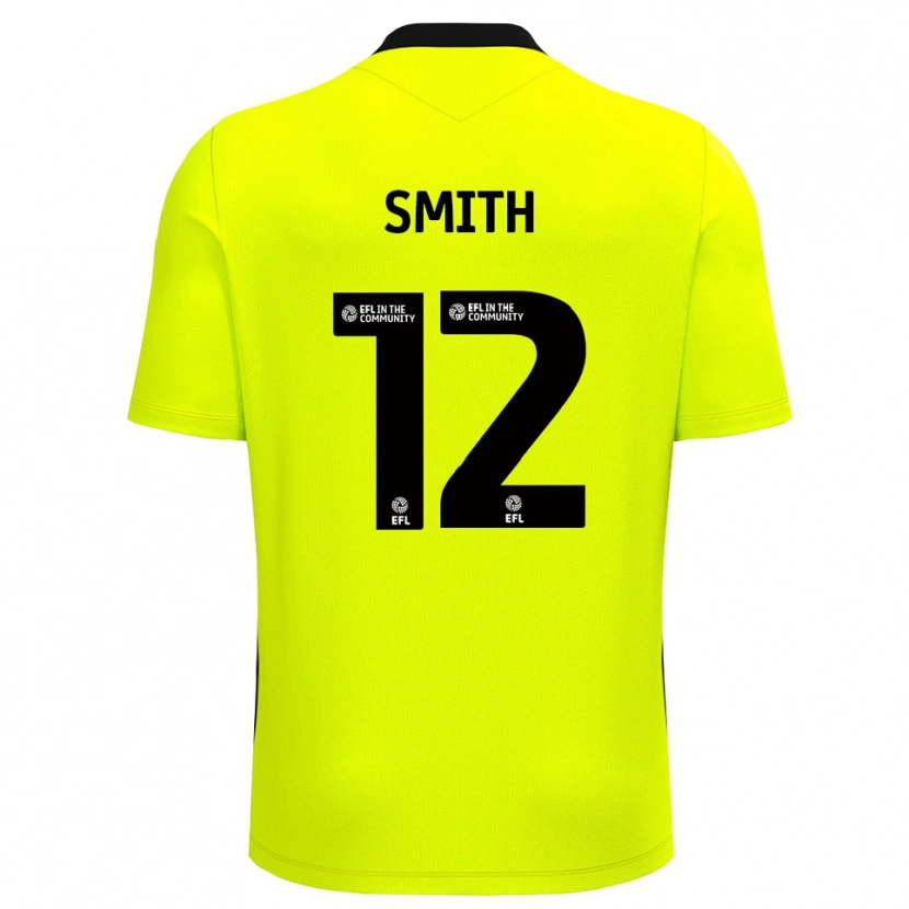Danxen Men Tom Smith #12 Yellow Black Goalkeeper Jersey 2025/26 T-Shirt