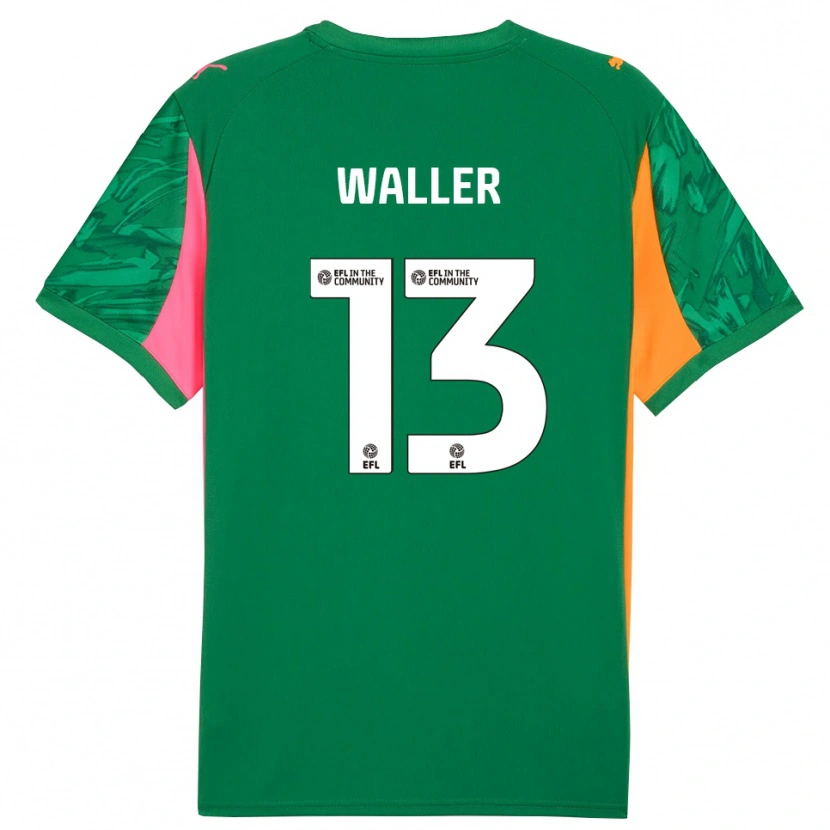 Danxen Men Sam Waller #13 Green Pink Orange Goalkeeper Jersey 2025/26 T-Shirt