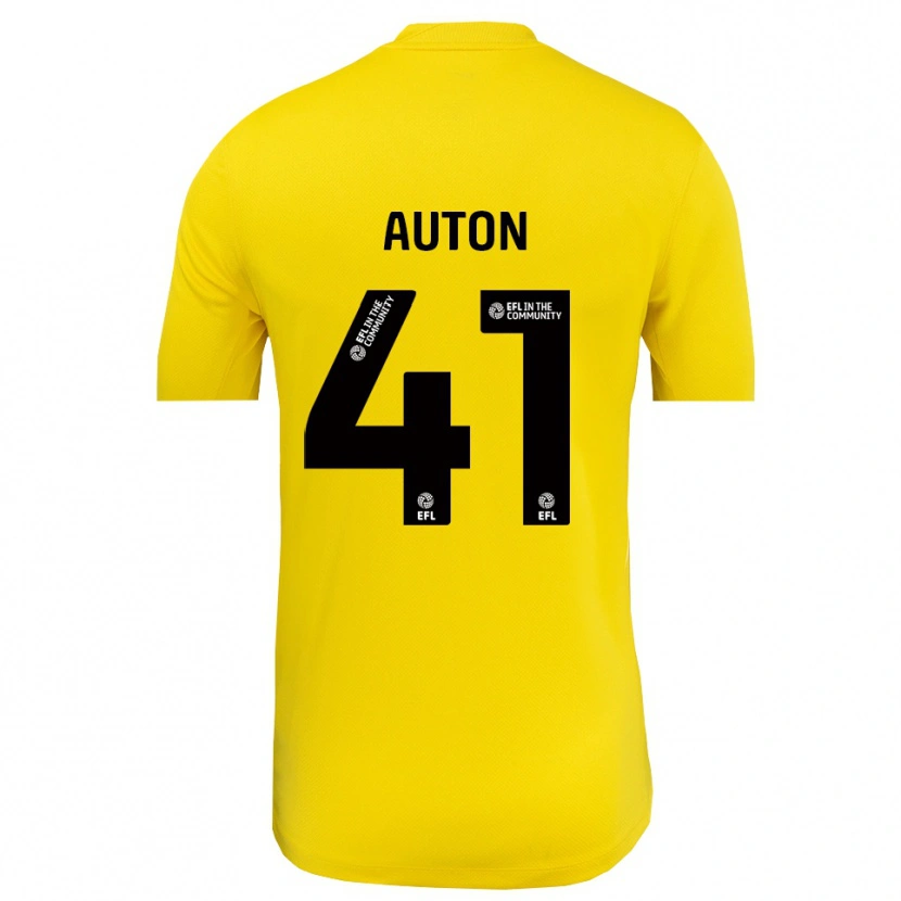 Danxen Men Sebastian Auton #41 Yellow Black Goalkeeper Jersey 2025/26 T-Shirt