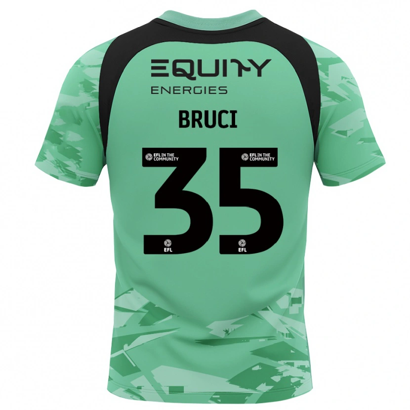 Danxen Men Izabella Bruci #35 Light Green Glack Goalkeeper Jersey 2025/26 T-Shirt