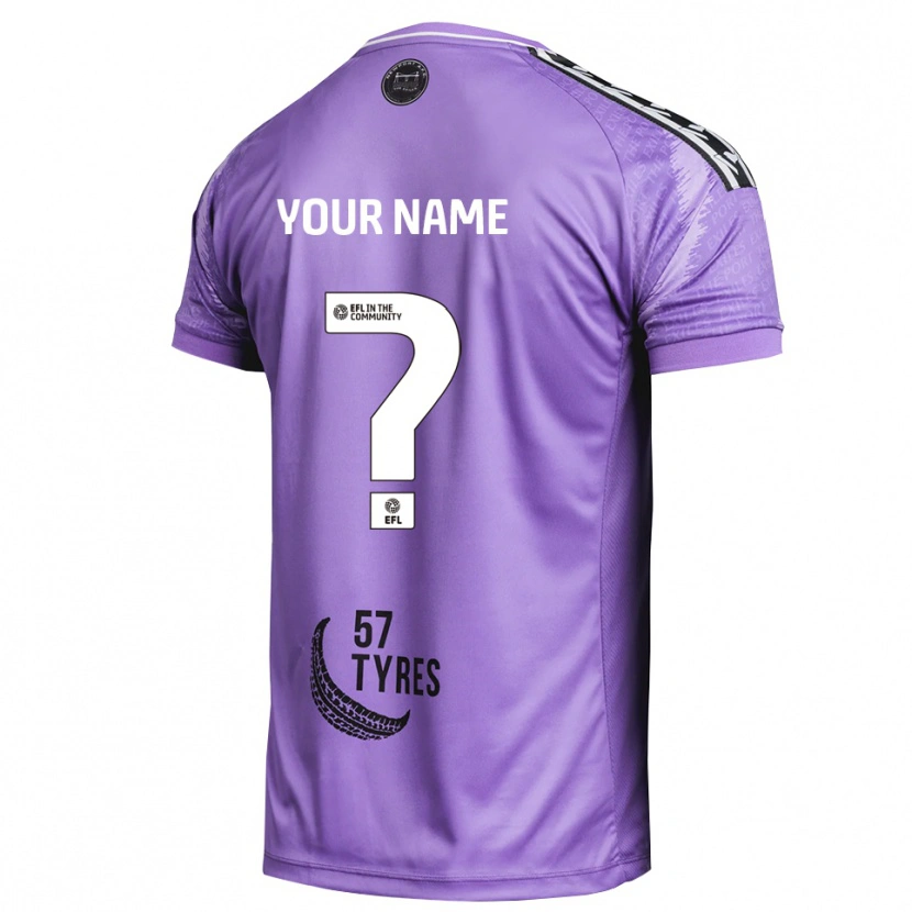Danxen Men Newport County Light Purple Goalkeeper Jersey 2025/26 T-Shirt