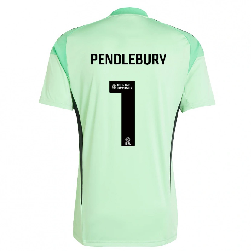 Danxen Men Izzy Pendlebury #1 Light Green Black Goalkeeper Jersey 2025/26 T-Shirt