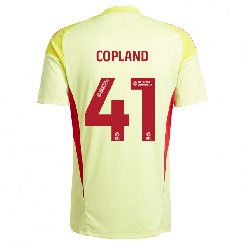 Danxen Men Jack Copland #41 Pale Yellow Goalkeeper Jersey 2025/26 T-Shirt