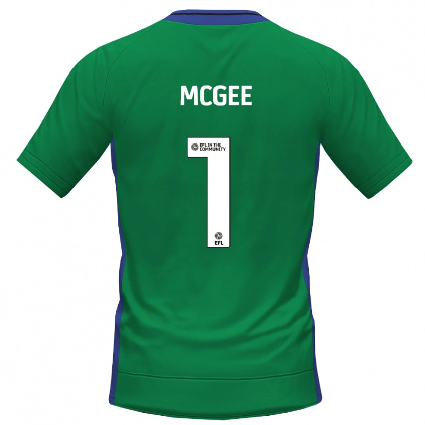 Danxen Men Luke McGee #1 Green Blue Goalkeeper Jersey 2025/26 T-Shirt
