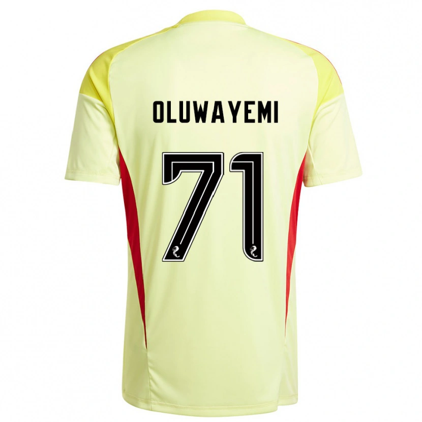 Danxen Men Tobi Oluwayemi #71 Yellow Red Goalkeeper Jersey 2025/26 T-Shirt