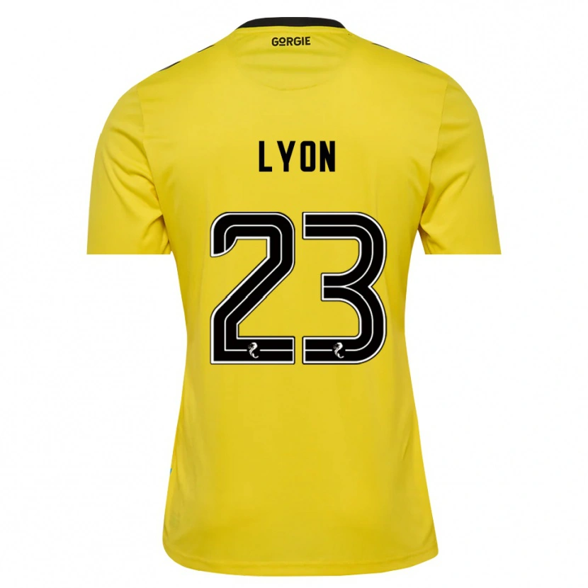 Danxen Men Jack Lyon #23 Yellow Red Black Goalkeeper Jersey 2025/26 T-Shirt