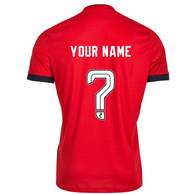 Danxen Men Dundee FC Red White Goalkeeper Jersey 2025/26 T-Shirt