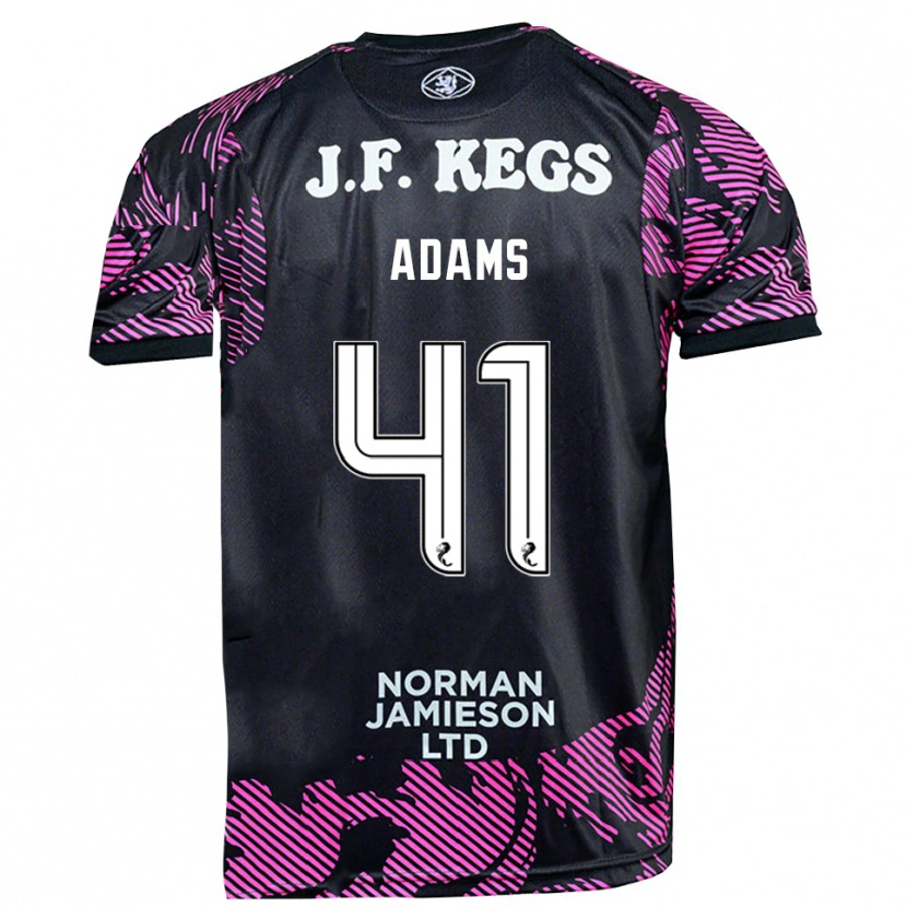 Danxen Men Ruairidh Adams #41 Pink Black Goalkeeper Jersey 2025/26 T-Shirt
