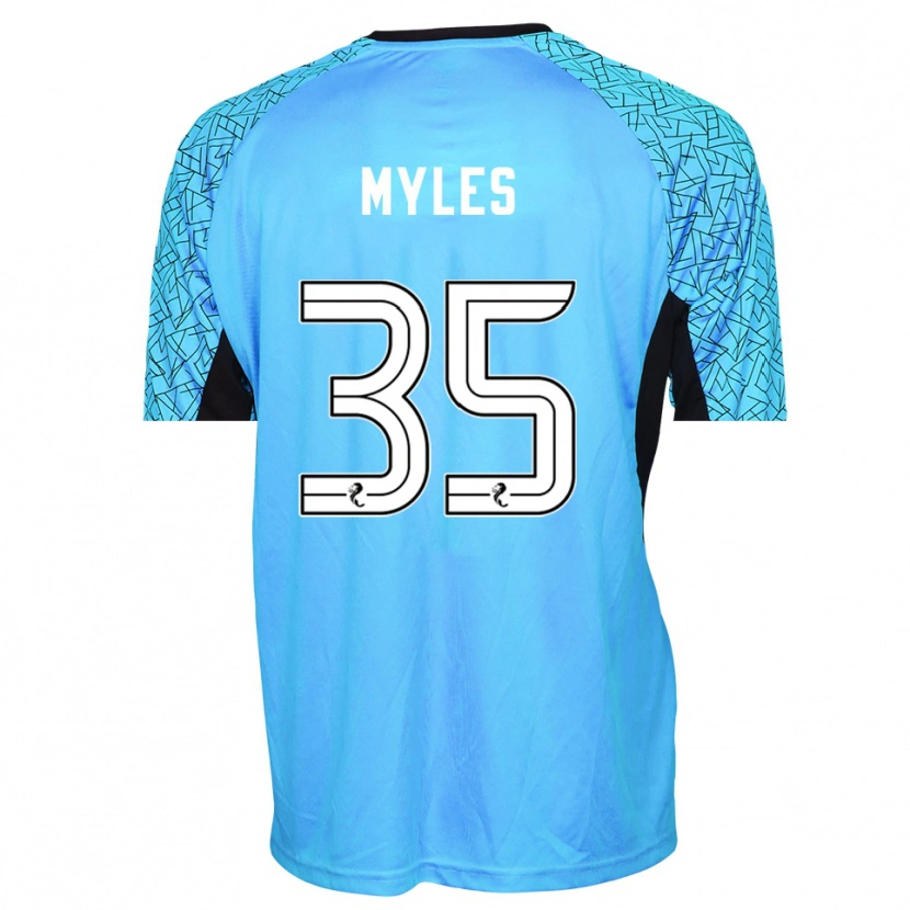 Danxen Men Evan Myles #35 Blue Black Goalkeeper Jersey 2025/26 T-Shirt