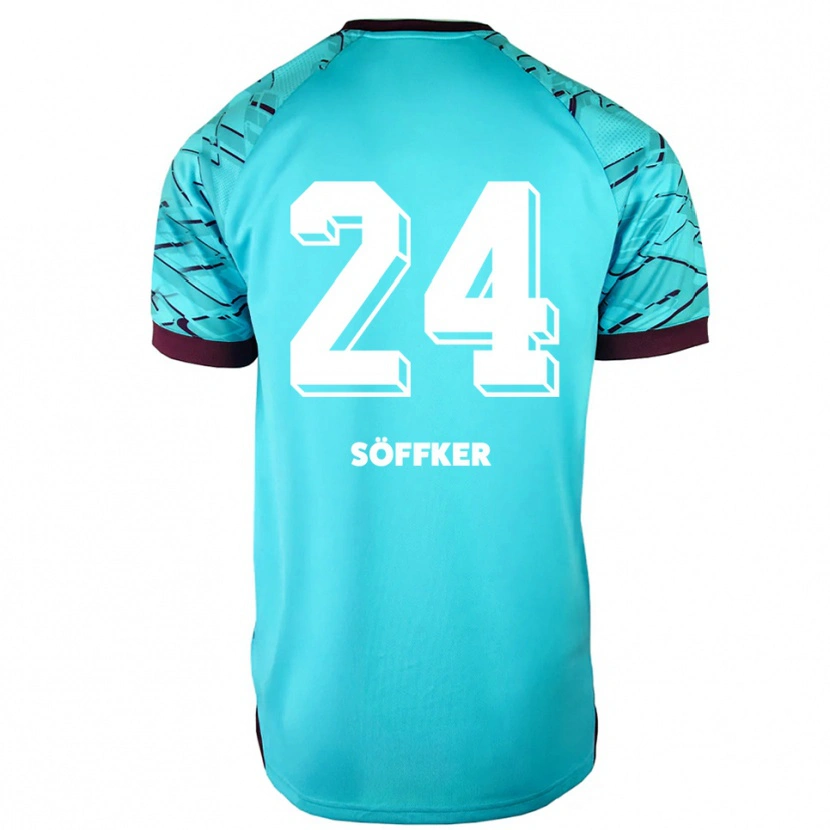 Danxen Men Alessia Söffker #24 Sky Blue Purple Goalkeeper Jersey 2025/26 T-Shirt