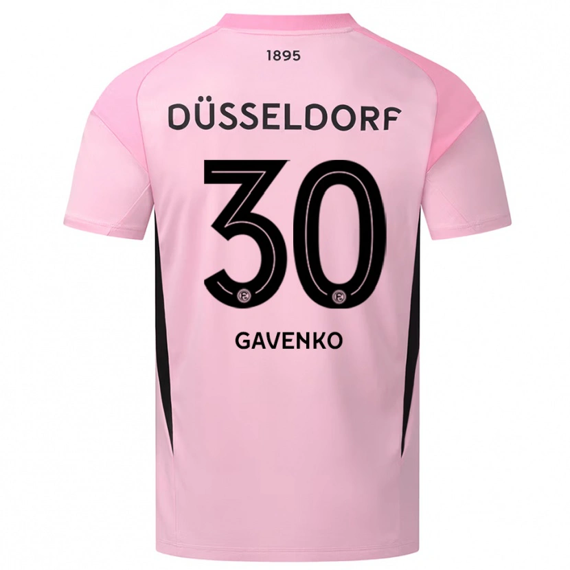 Danxen Men Ivan Gavenko #30 Pink Black Goalkeeper Jersey 2025/26 T-Shirt