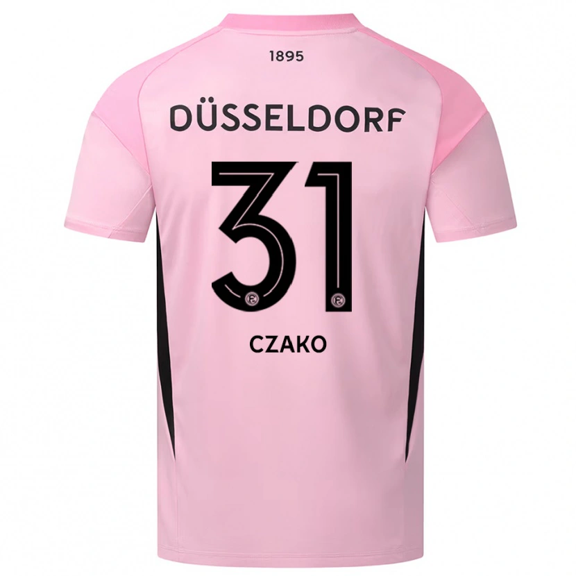 Danxen Men Milán Czakó #31 Pink Black Goalkeeper Jersey 2025/26 T-Shirt