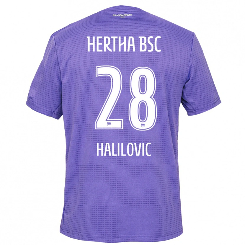 Danxen Men Din Halilovic #28 Purple White Goalkeeper Jersey 2025/26 T-Shirt