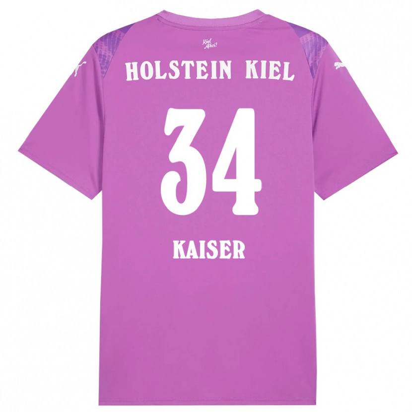 Danxen Men Konstantin Kaiser #34 Purple White Goalkeeper Jersey 2025/26 T-Shirt