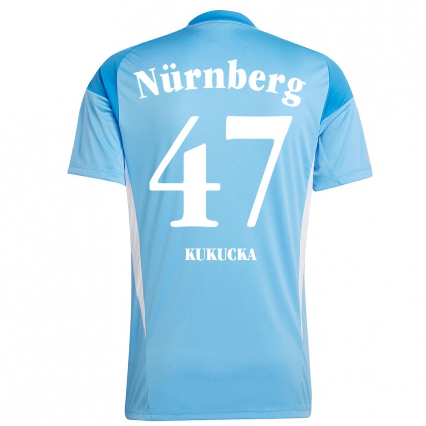 Danxen Men Michal Kukucka #47 Sky Blue White Goalkeeper Jersey 2025/26 T-Shirt