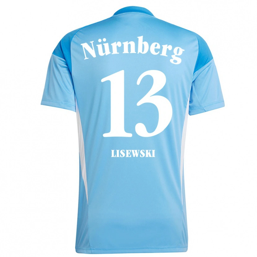 Danxen Men Robin Lisewski #13 Sky Blue White Goalkeeper Jersey 2025/26 T-Shirt