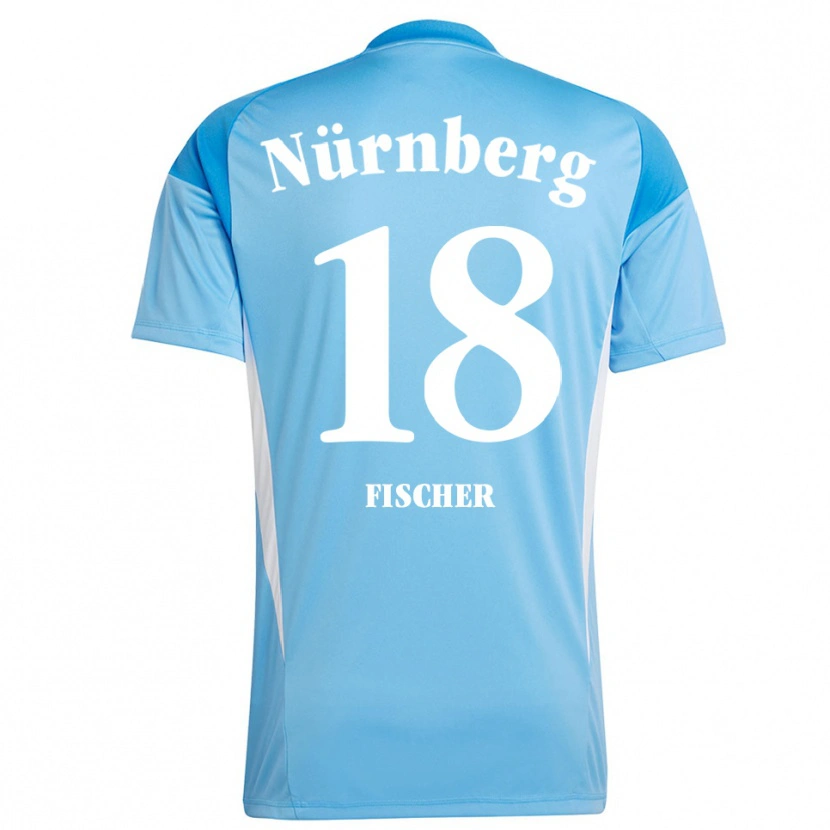 Danxen Men Jonas Fischer #18 Sky Blue White Goalkeeper Jersey 2025/26 T-Shirt
