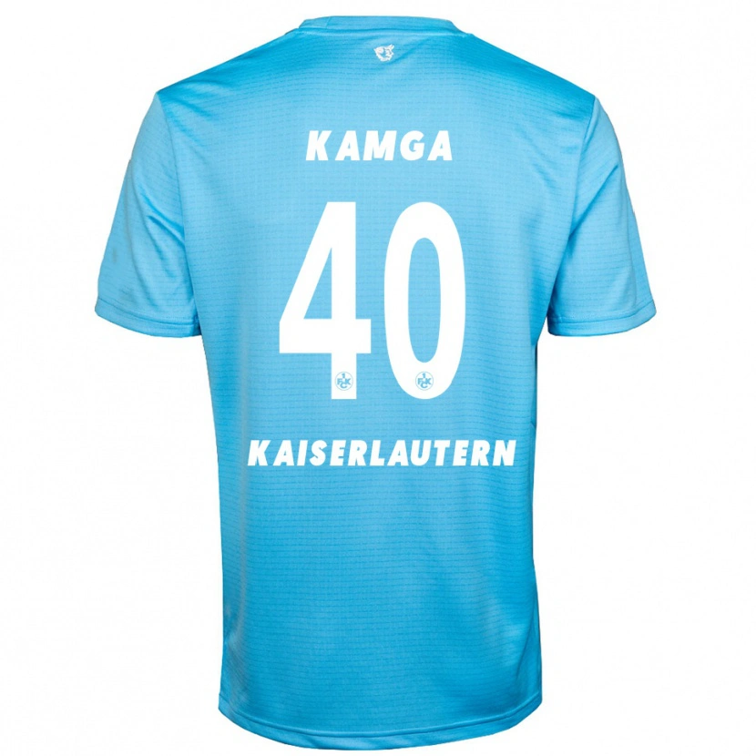 Danxen Men Enis Kamga #40 Sky Blue White Goalkeeper Jersey 2025/26 T-Shirt