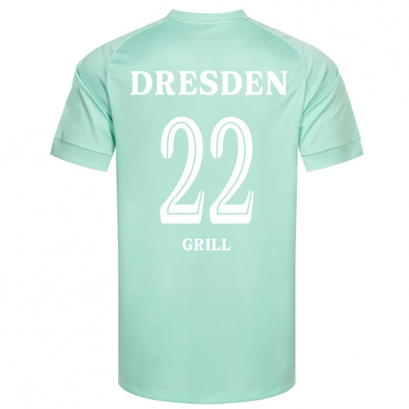 Danxen Men Lennart Grill #22 Light Green White Goalkeeper Jersey 2025/26 T-Shirt