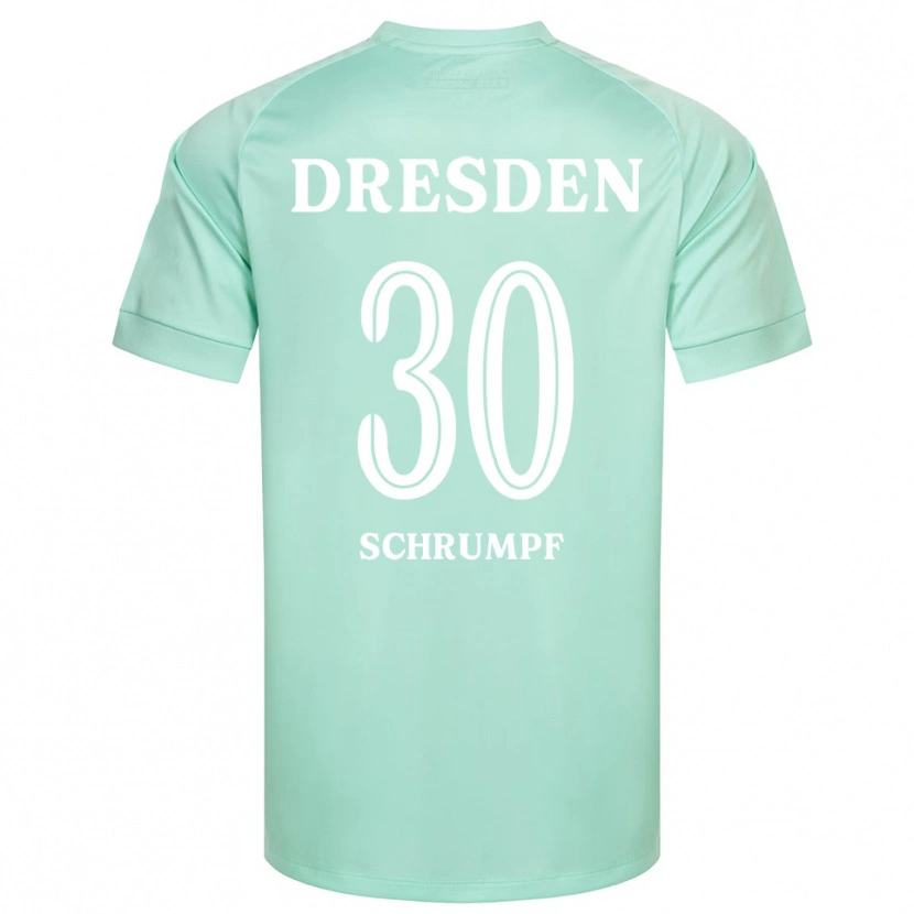 Danxen Men Janis Schrumpf #30 Light Green White Goalkeeper Jersey 2025/26 T-Shirt