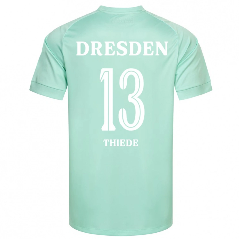 Danxen Men Tristan Thiede #13 Light Green White Goalkeeper Jersey 2025/26 T-Shirt
