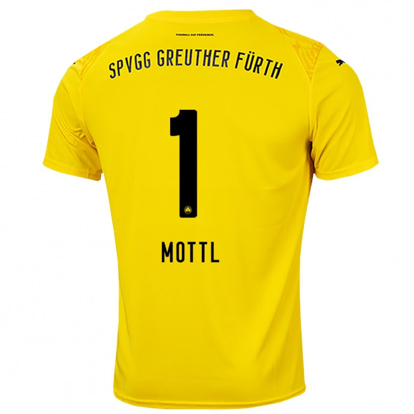 Danxen Men Jan Mottl #1 Yellow Black Goalkeeper Jersey 2025/26 T-Shirt