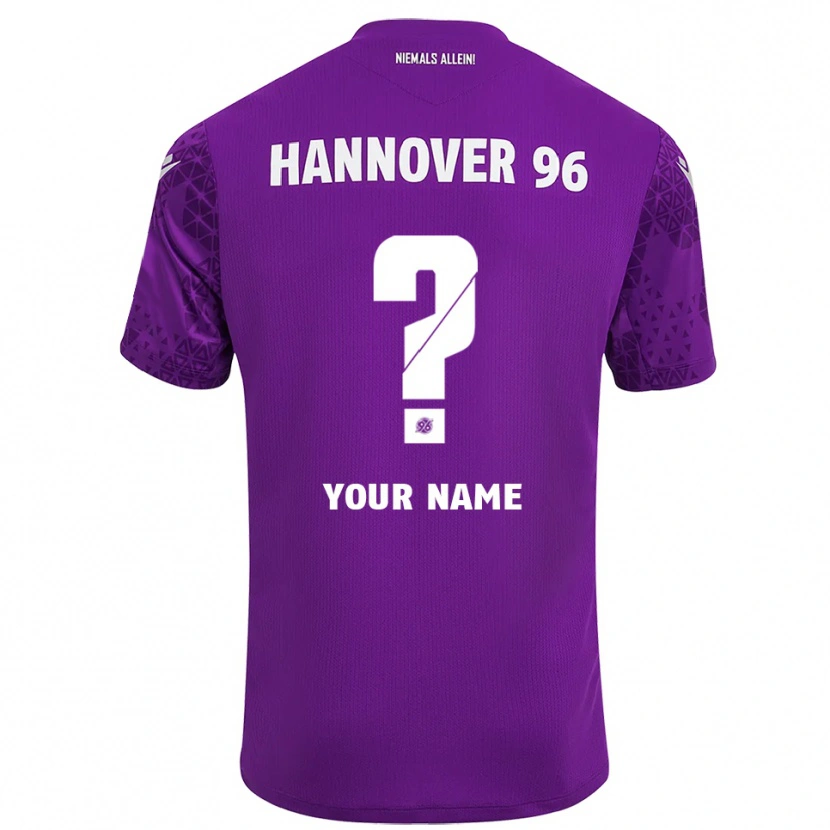 Danxen Men Hannover 96 Purple White Goalkeeper Jersey 2025/26 T-Shirt