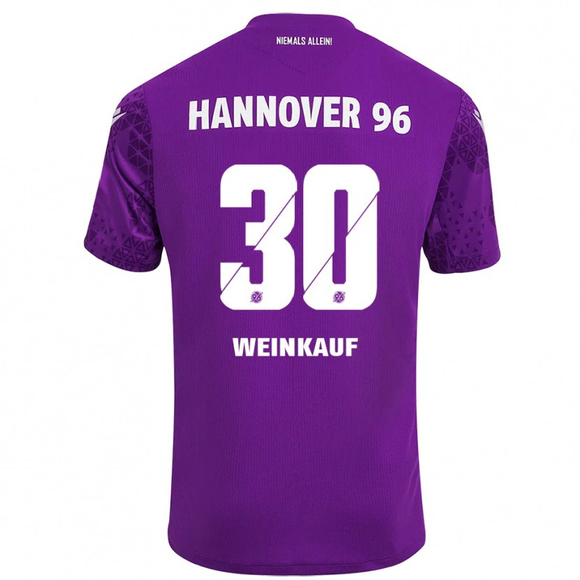 Danxen Men Leo Weinkauf #30 Purple White Goalkeeper Jersey 2025/26 T-Shirt
