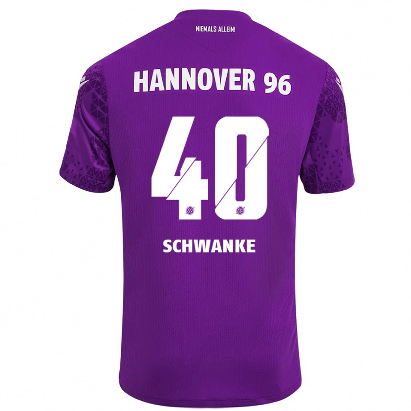 Danxen Men Jonas Schwanke #40 Purple White Goalkeeper Jersey 2025/26 T-Shirt