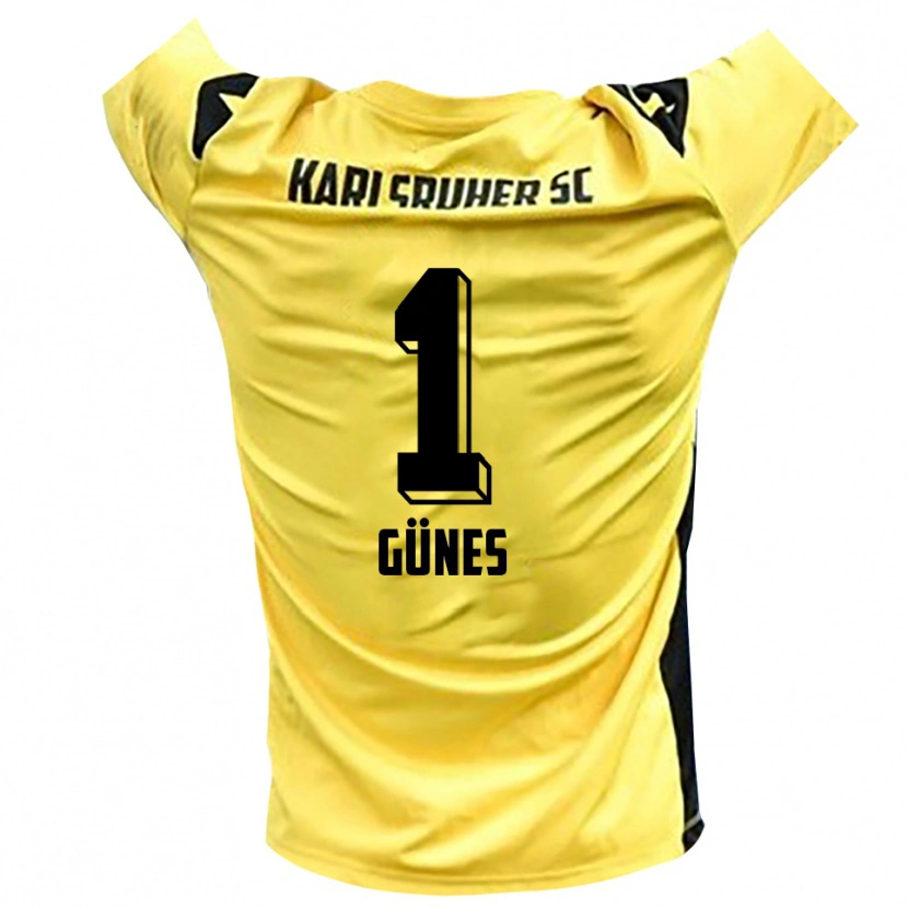 Danxen Men Kamil Günes #1 Yellow Black Goalkeeper Jersey 2025/26 T-Shirt