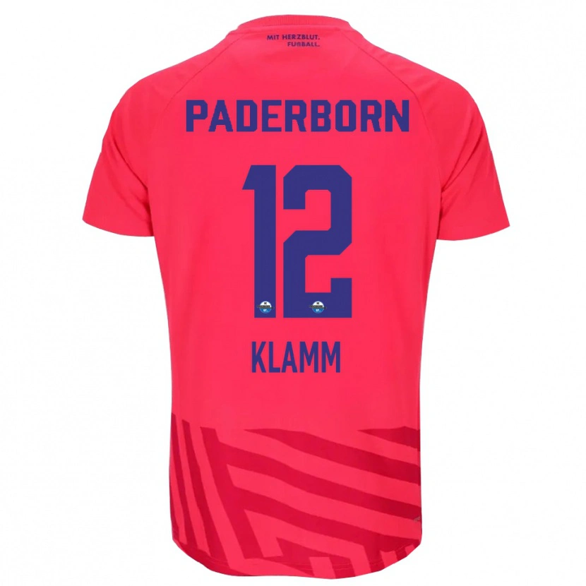 Danxen Men Felix Klamm #12 Red Black Goalkeeper Jersey 2025/26 T-Shirt