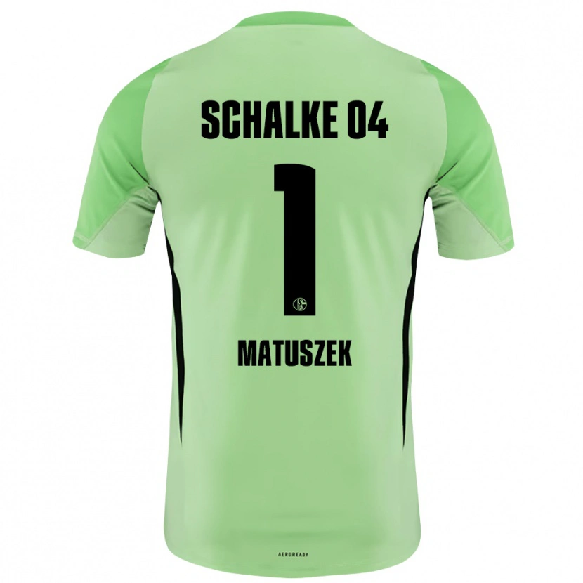 Danxen Men Julia Matuszek #1 Light Green Black Goalkeeper Jersey 2025/26 T-Shirt
